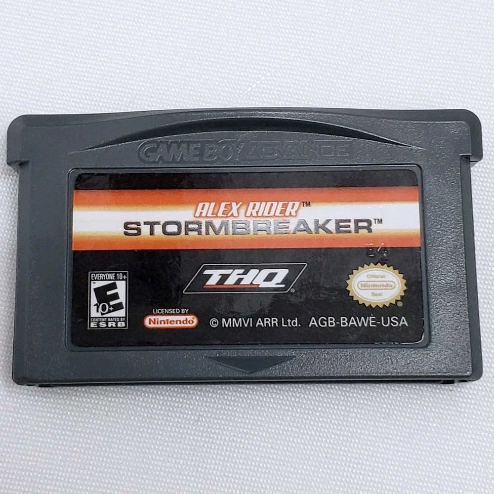 Alex Rider Stormbreaker Nintendo Game Boy‎ Advance GBA THQ Game With Manual